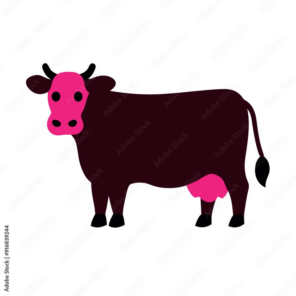 a Dairy Cow vector illustration a Dairy Cow vector illustration