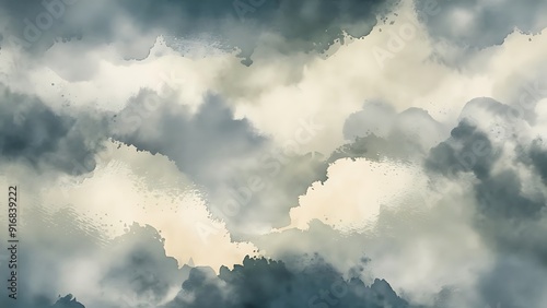 soft watercolor abstract background, cloud painting style wallpaper