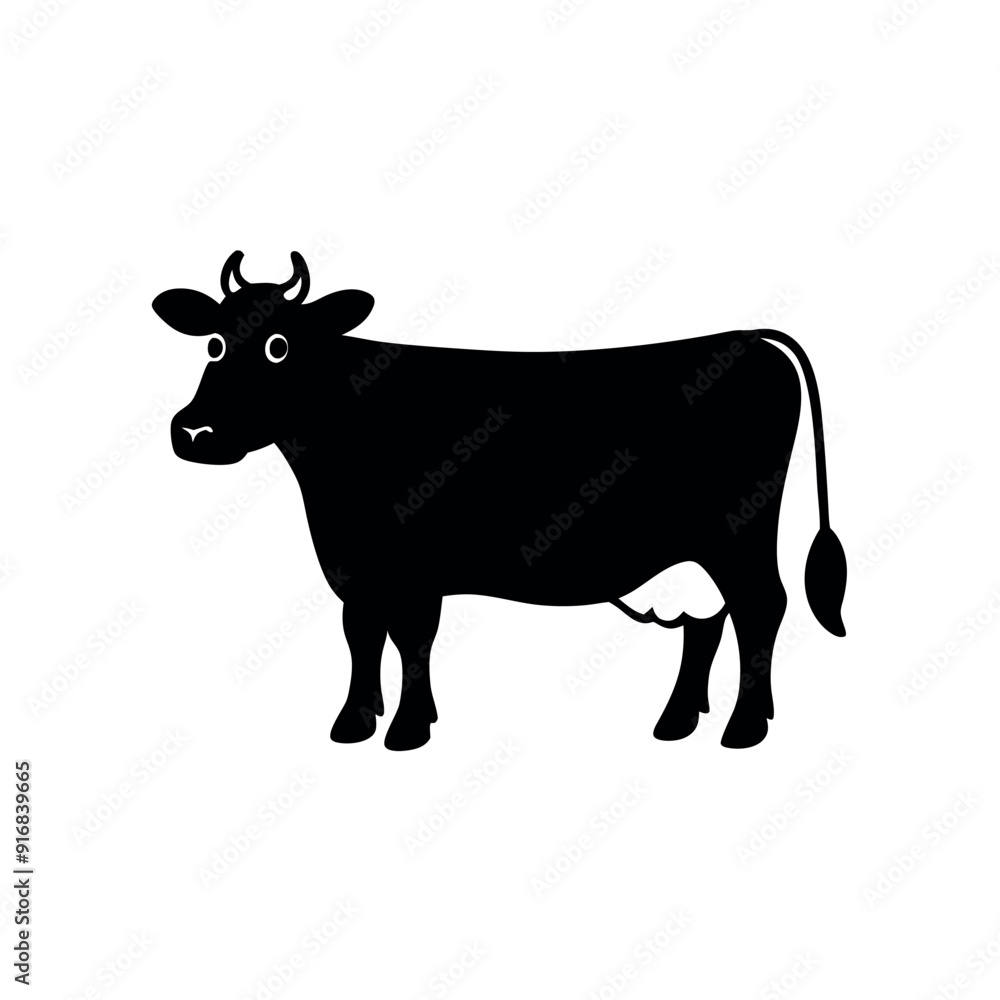 a Dairy Cow vector illustration a Dairy Cow vector illustration