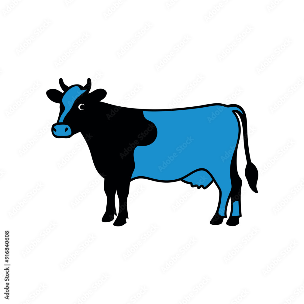 a Dairy Cow vector illustration a Dairy Cow vector illustration