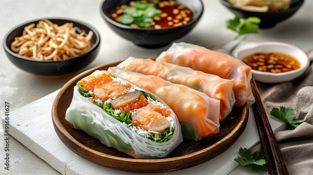 Goi Cuon - Traditional Vietnamese food Goi Cuon - Traditional Vietnamese food