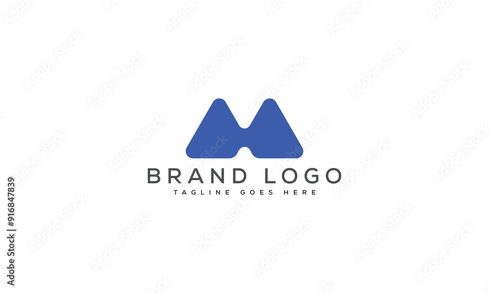 letter M logo design vector template design for brand. letter M logo design vector template design for brand.