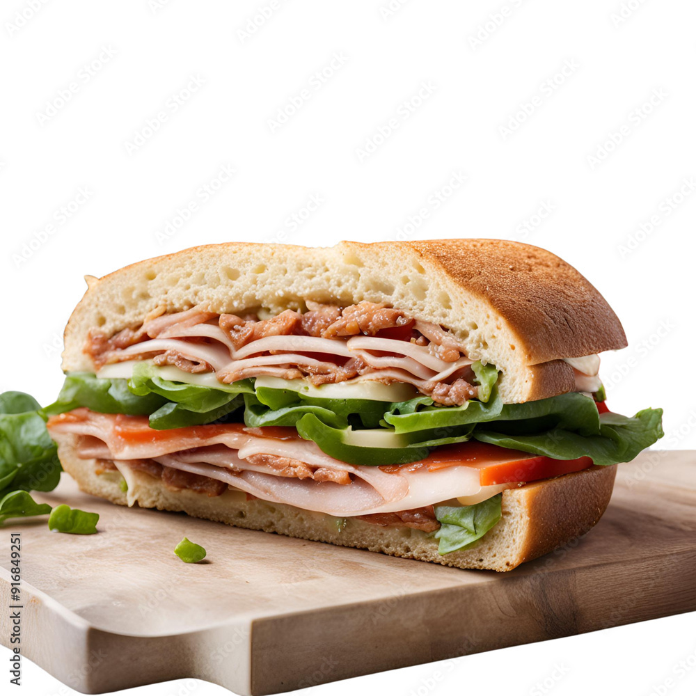 sandwich bread with meat and vegetable filling sandwich bread with meat and vegetable filling