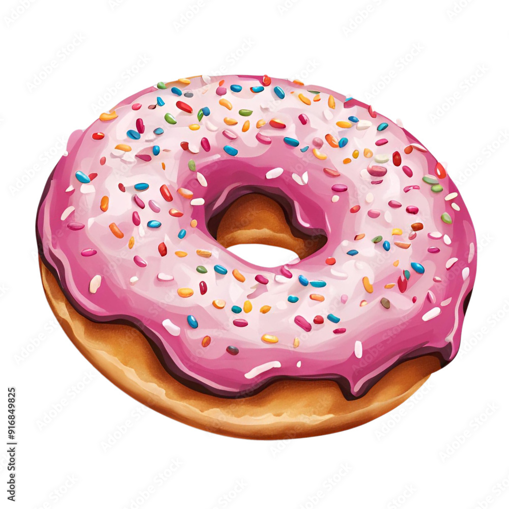 donut with sprinkles donut with sprinkles