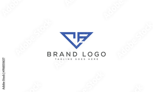 letter CA logo design vector template design for brand.
