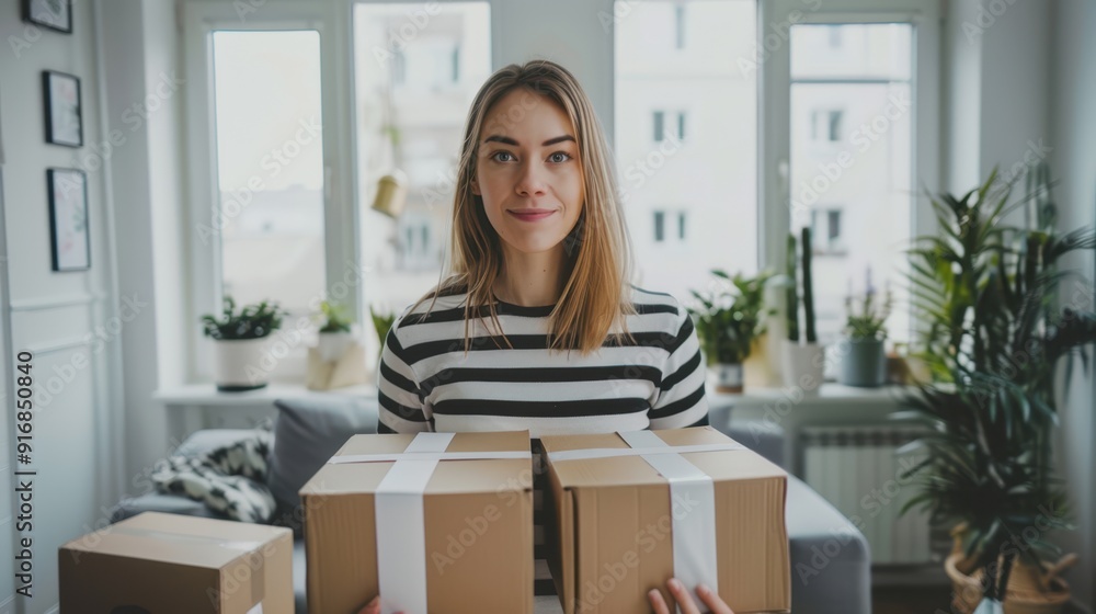 The Woman with Boxes The Woman with Boxes