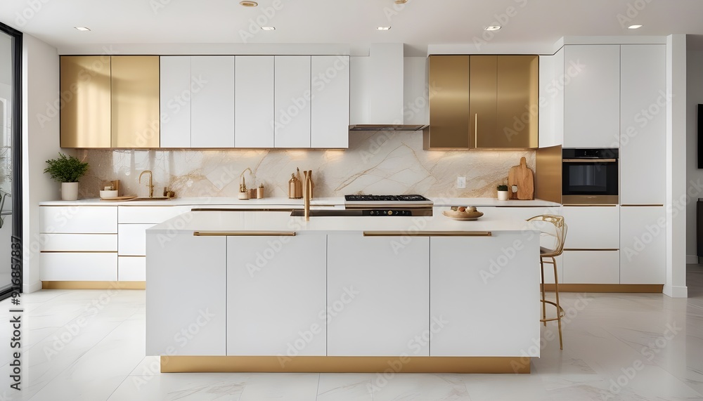 Fototapeta premium Photo interior modern design room 3d illustration