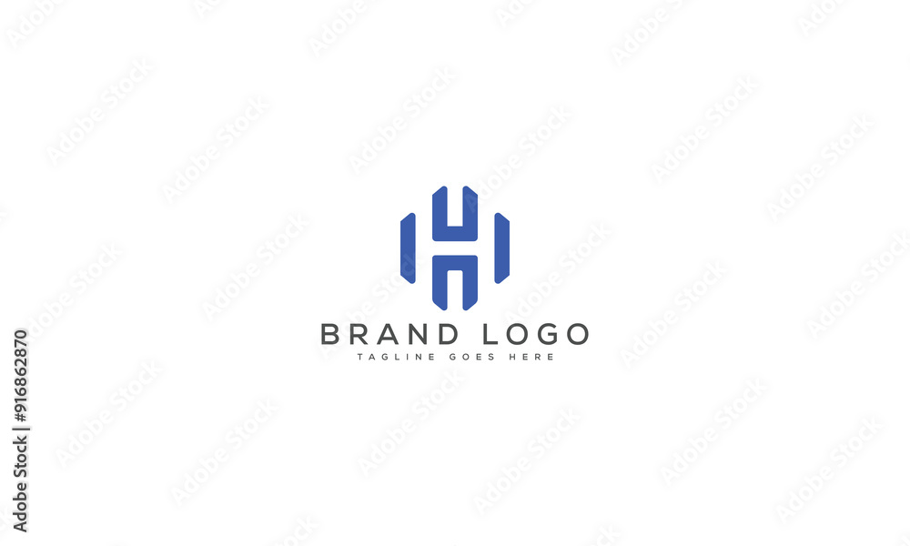 letter H logo design vector template design for brand. letter H logo design vector template design for brand.