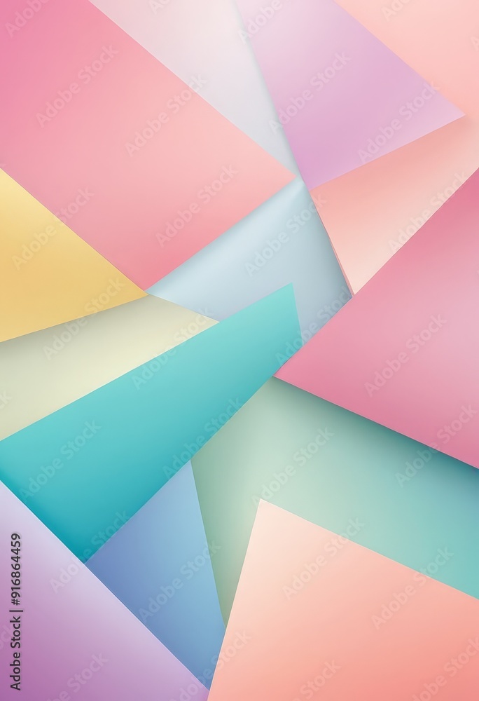 vibrant abstract composition overlapping geometric shapes in pastel shades pink, yellow, blue, and green. vibrant abstract composition overlapping geometric shapes in pastel shades pink, yellow, blue, and green.