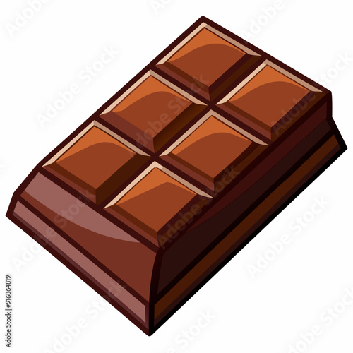 A Single Chocolate Bar with Six Squares