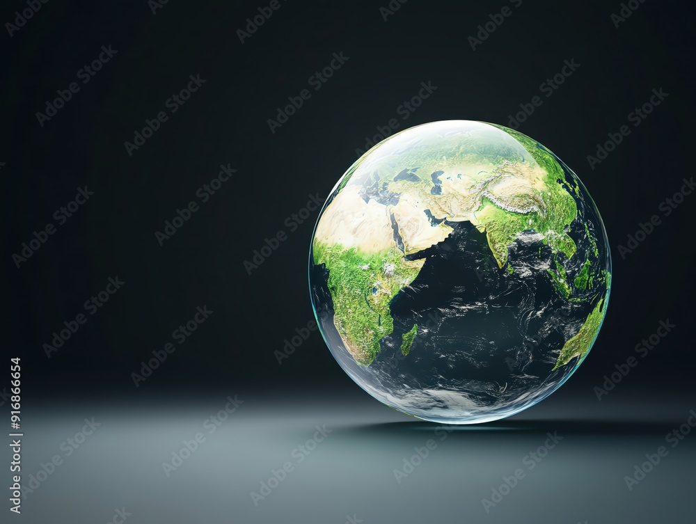 A beautiful depiction of Earth showcasing vibrant continents and oceans, symbolizing the planet's diversity and unity. A beautiful depiction of Earth showcasing vibrant continents and oceans, symbolizing the planet's diversity and unity.
