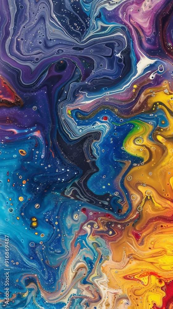 Fluid art, vibrant colors, abstract shapes, texture Fluid art, vibrant colors, abstract shapes, texture