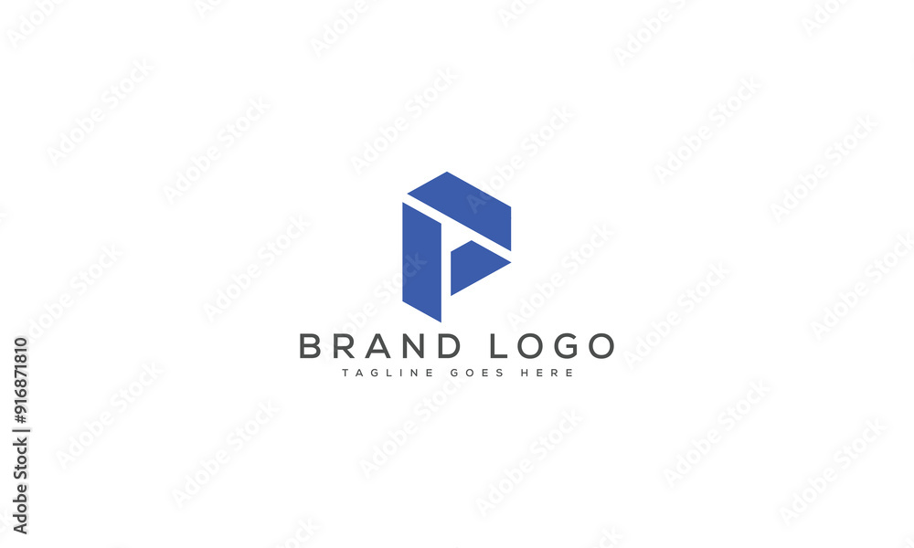letter P logo design vector template design for brand. letter P logo design vector template design for brand.