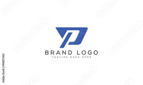 Free Download letter P logo design vector template design for brand. - GFXLoad