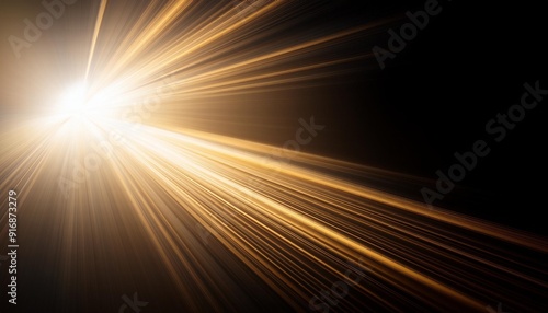 abstract beautiful rays of light on black background