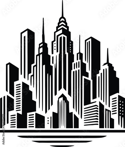 San Diego city skyline horizontal banner. Black and white silhouette of San Diego city, USA. Vector template for your design.