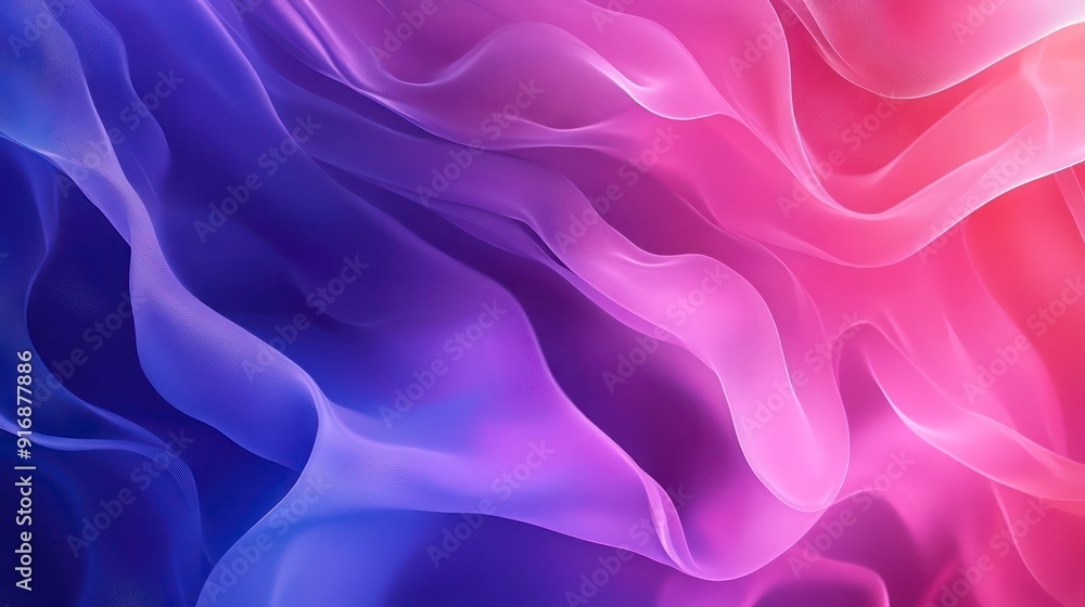 Fototapeta premium light satin waves abstract wallpaper background