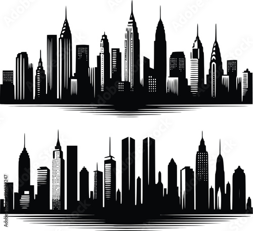 San Diego city skyline horizontal banner. Black and white silhouette of San Diego city, USA. Vector template for your design.