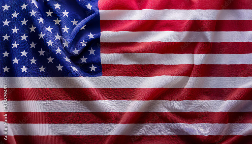 Obraz premium United States with symbols like the American flag, the Statue of Liberty, and iconic landmarks, symbolizing national identity, patriotism, and American culture.