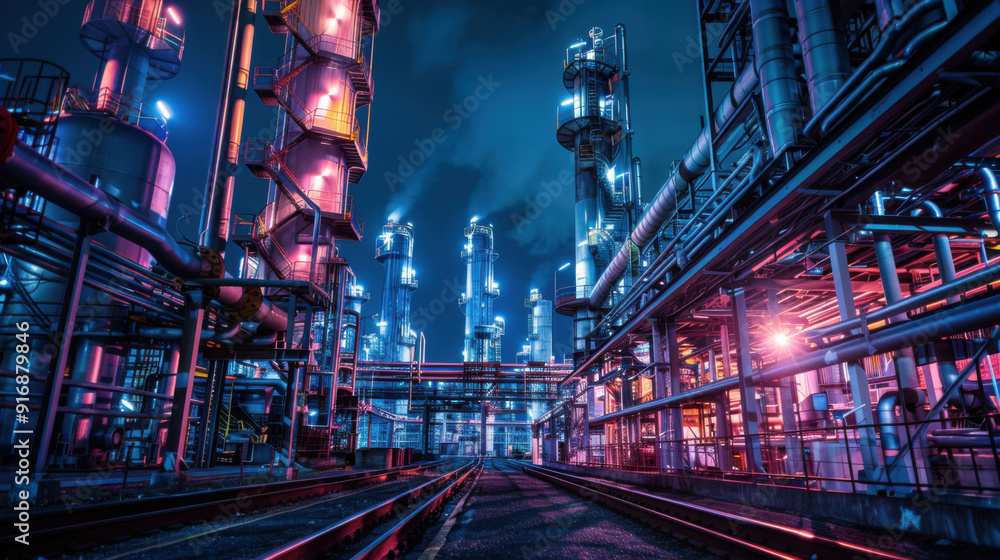 Obraz premium High-tech solutions for industrial challenges