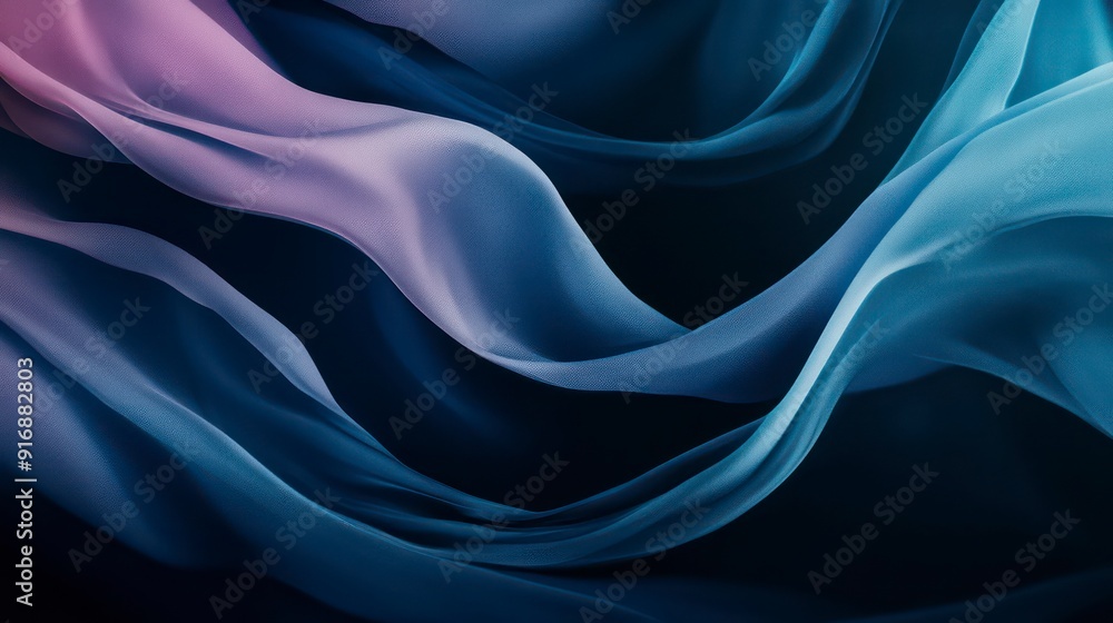 Obraz premium light satin waves abstract wallpaper background