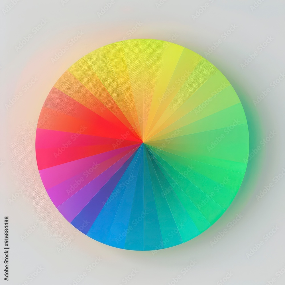 minimalist circular rainbow spectrum concept design minimalist circular rainbow spectrum concept design