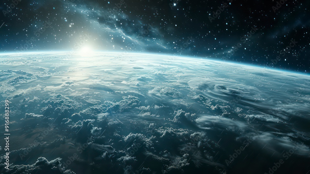 planet earth view of outer space planet earth view of outer space