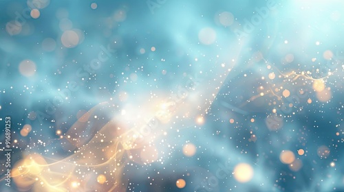 pastel soft blue , soft gold background , blurry , milky , vector 