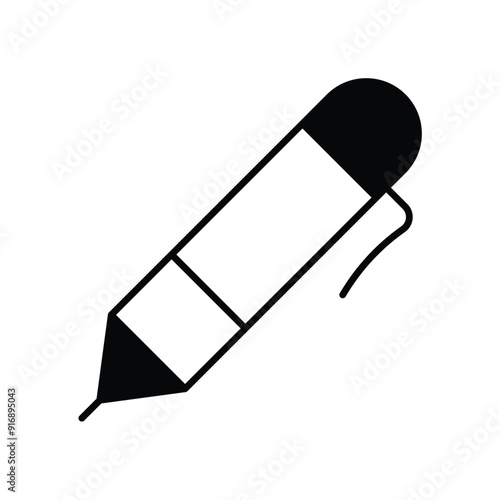editorial glyph icon with white background vector stock illustration