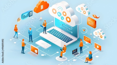 Cloud Computing Network With People