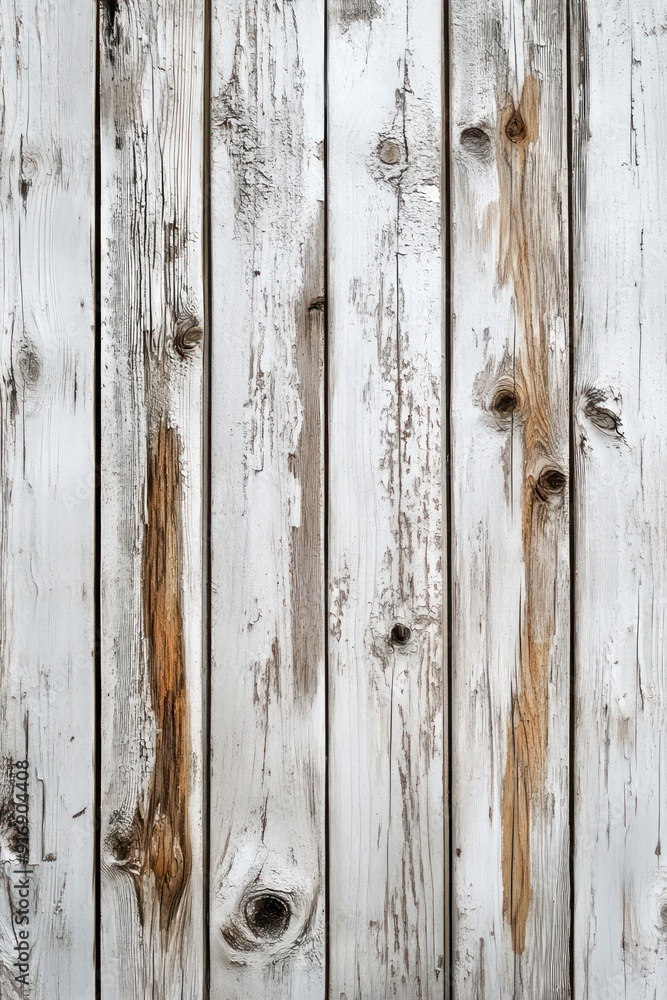Fototapeta premium white wood planks texture background