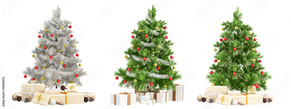 christmas tree and decorations christmas tree and decorations