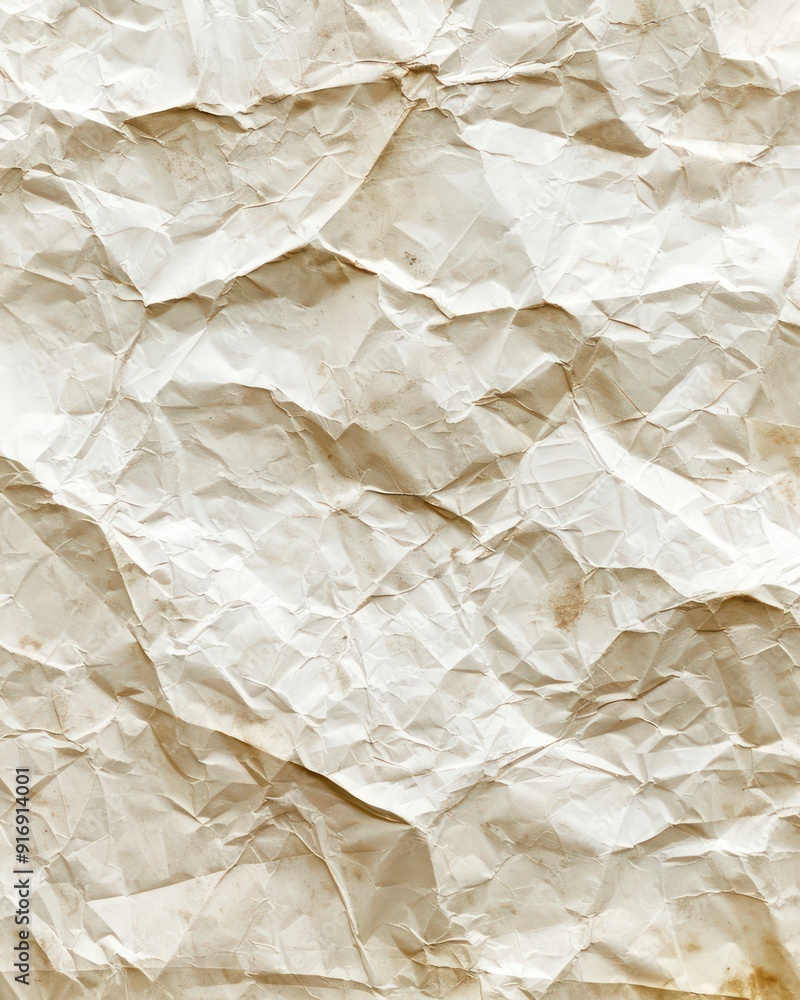 Fototapeta premium white paper texture vertical background with old and wrinkled features