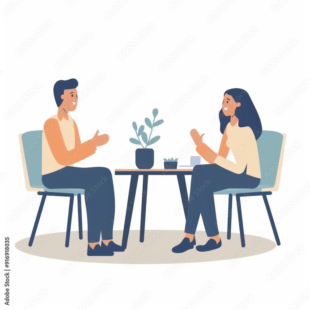 marketing consultation expertise simple and flat illustration on a white background marketing consultation expertise simple and flat illustration on a white background