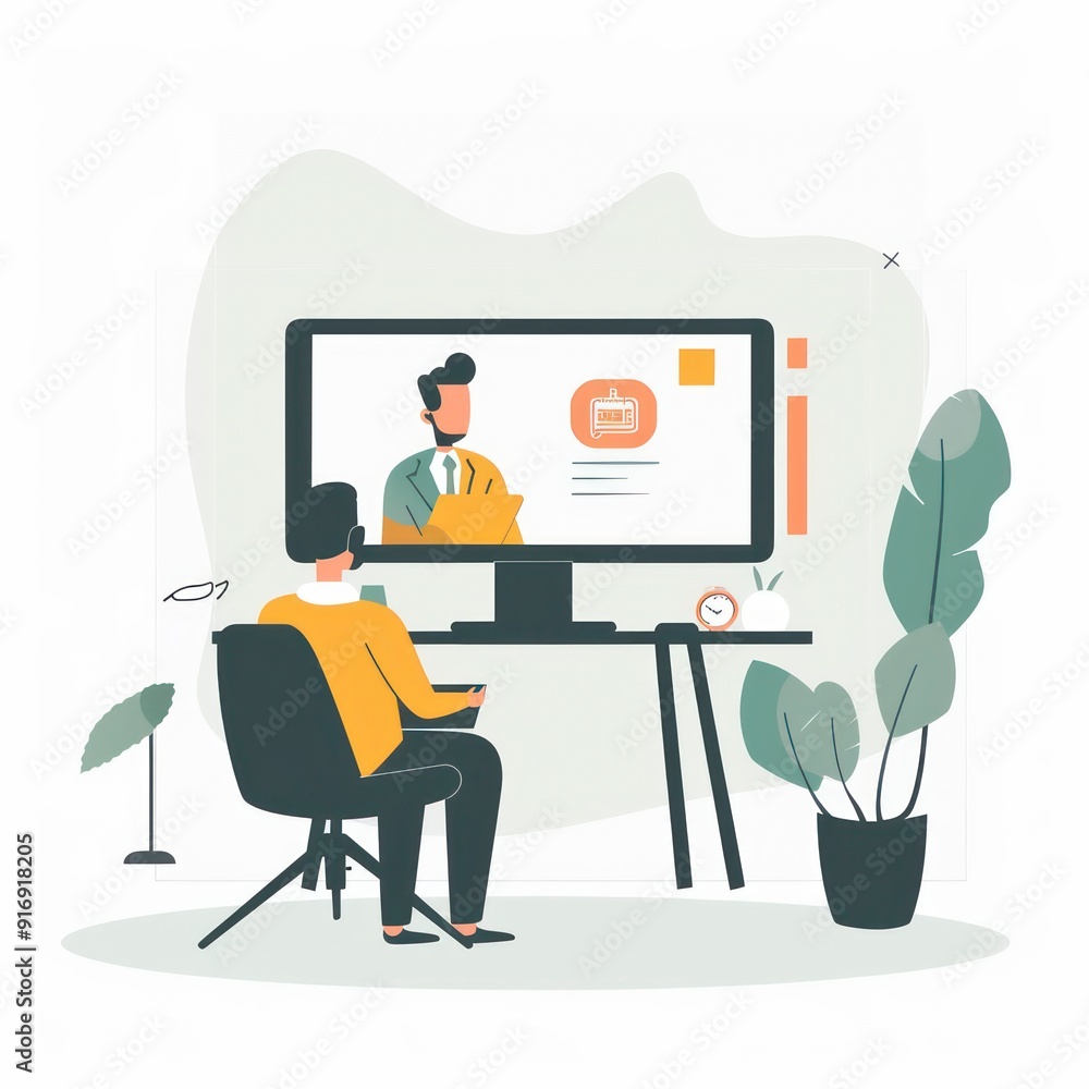 marketing consultation expertise simple and flat illustration on a white background marketing consultation expertise simple and flat illustration on a white background