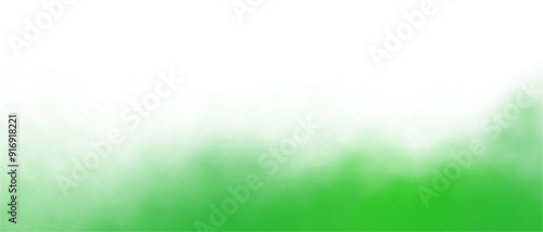 Realistic green fog and red smoke in slow motion, atmospheric misty effect, floating fume rising up, PNG transparency
