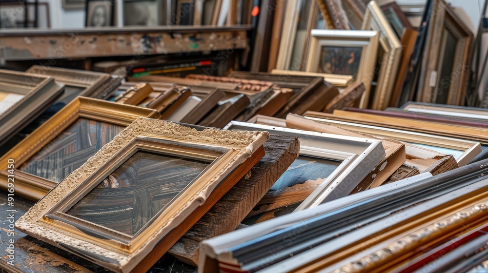 Describe the process of creating custom frames. What considerations go into designing and crafting frames that perfectly complement specific artworks Describe the process of creating custom frames. What considerations go into designing and crafting frames that perfectly complement specific artworks