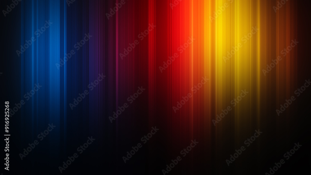 Dark background, rainbow gradient color, vertical gradient, light and shadow effects, minimalist style. Dark background, rainbow gradient color, vertical gradient, light and shadow effects, minimalist style.