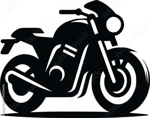 motorcycle sport bike silhouette