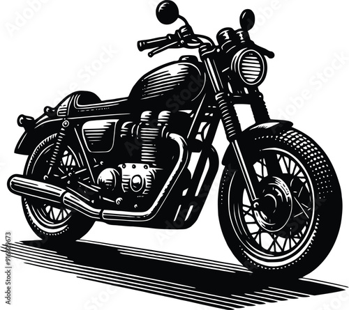 motorcycle sport bike silhouette