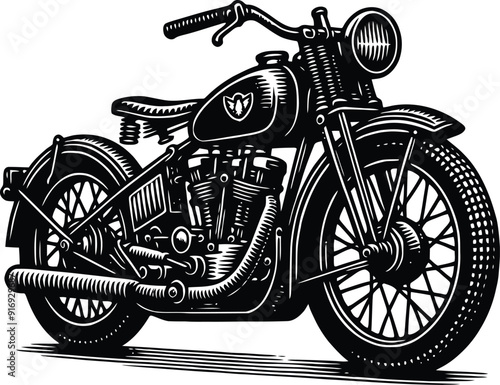 motorcycle sport bike silhouette