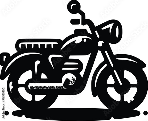 motorcycle sport bike silhouette