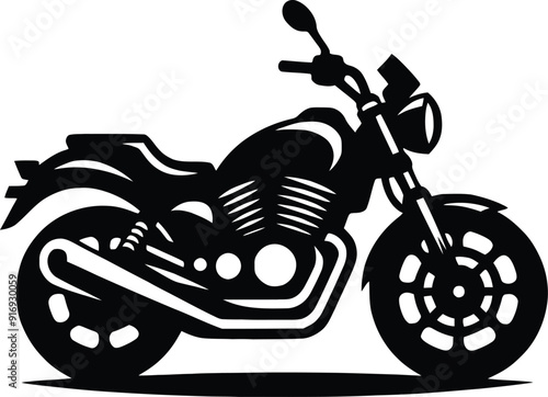 motorcycle sport bike silhouette