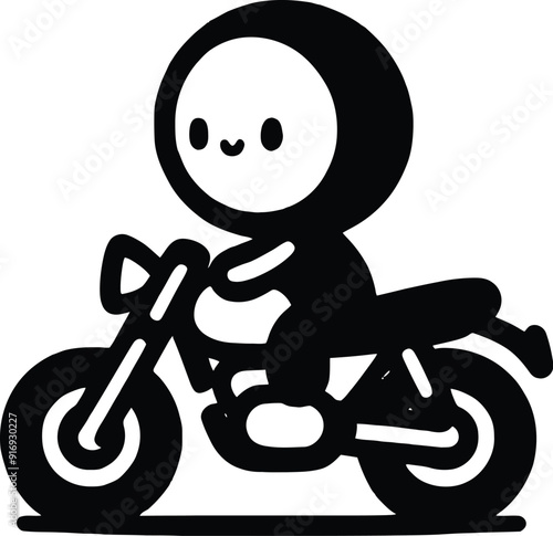 motorcycle sport bike silhouette