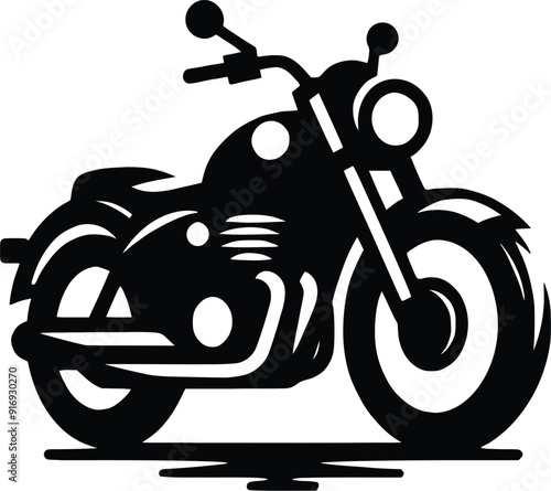 motorcycle sport bike silhouette