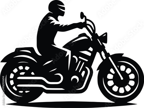 motorcycle sport bike silhouette