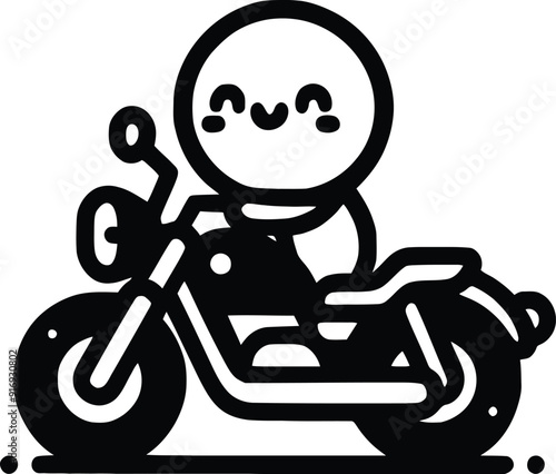 motorcycle sport bike silhouette