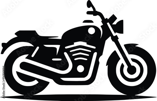 motorcycle sport bike silhouette