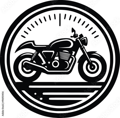 motorcycle sport bike silhouette