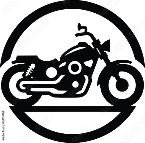 motorcycle sport bike silhouette